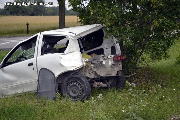 TIR z Węgier staranował fiata seicento