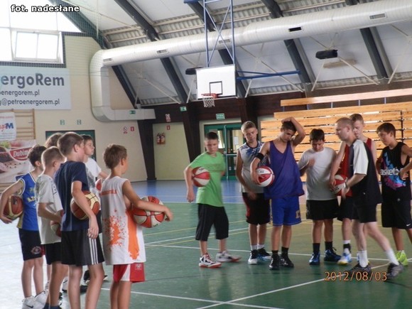 Obóz sportowy młodzieży AZS WSGK KUTNO w Łącku