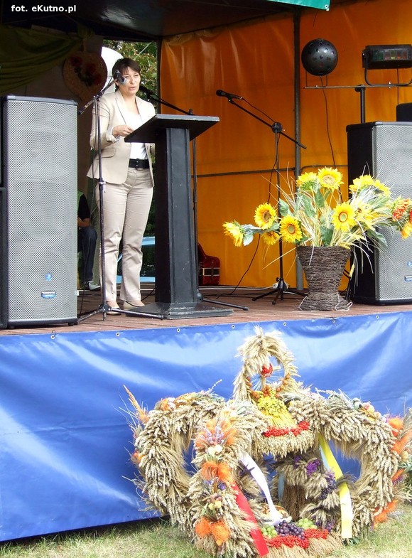 Nagroda dla wójta Kołacha, sprzęt rolniczy i zespoły śpiewacze. Dożynki w Bedlnie