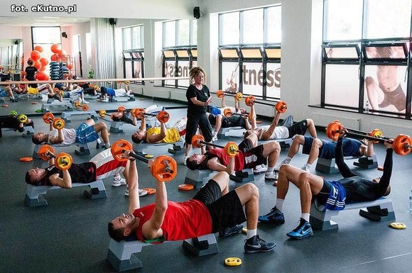 Koszykarze AZS WSGK Polfarmex Kutno I Ligi na zajęciach Magic Bar