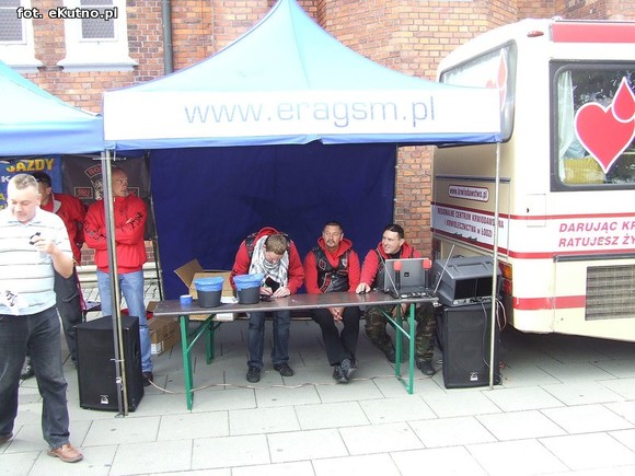 Akcja Motoserce z  Klubem Boruta MC