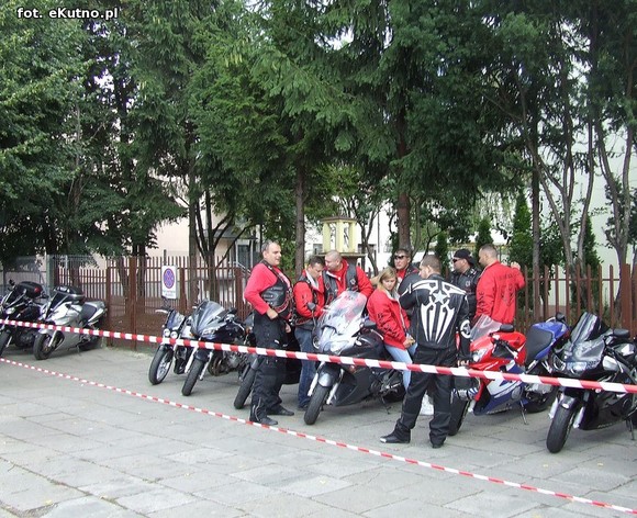 Akcja Motoserce z  Klubem Boruta MC