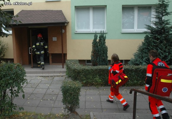 Wybuch gazu na Grunwaldzkiej. Kutnowscy strażacy w akcji
