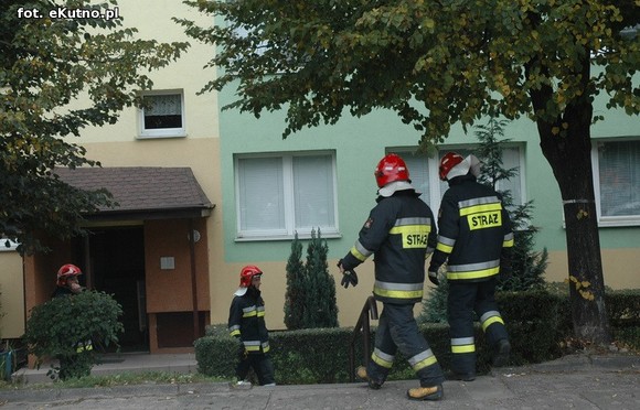 Wybuch gazu na Grunwaldzkiej. Kutnowscy strażacy w akcji