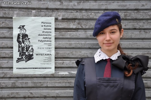 Kutnowska skautka z roku 1916 w Pałacu Saskim