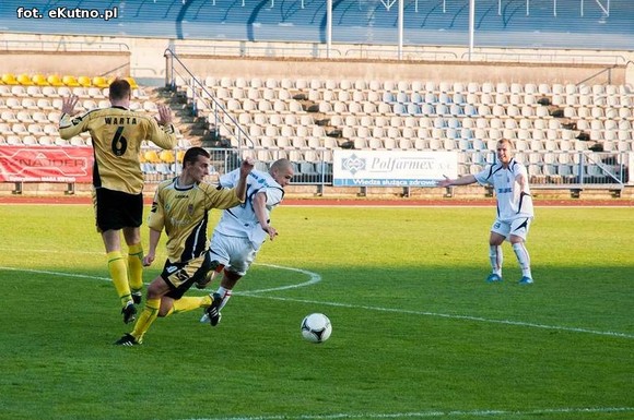 Aktualizacja: 2:1 MKS Kutno wygrał z Wartą Sieradz