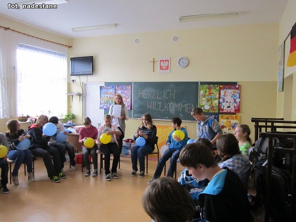 Deutsch Wagen Tour w Gimnazjum w Łaniętach