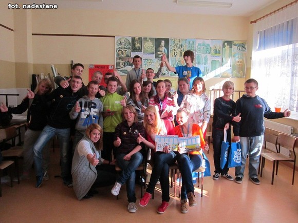 Deutsch Wagen Tour w Gimnazjum w Łaniętach