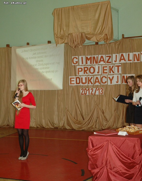 Lekcja patriotyzmu w Gimnazjum nr 3