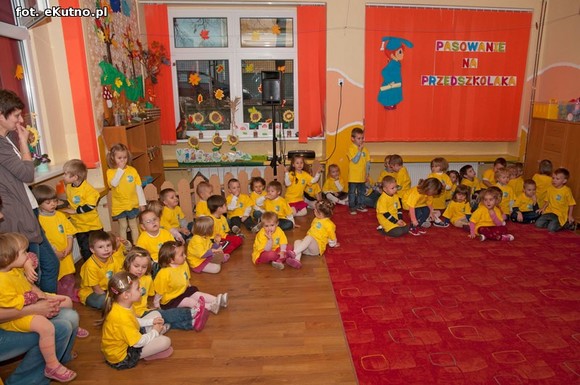 Pasowanie na przedszkolaka w Promyczku