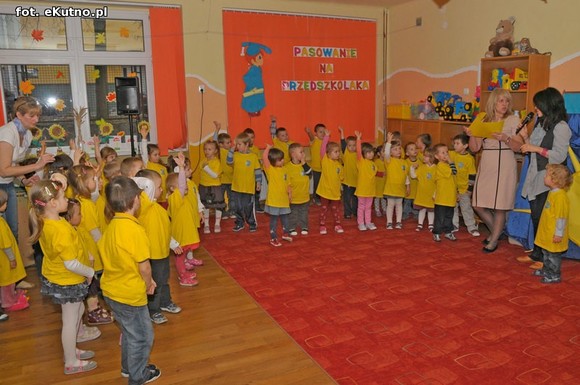 Pasowanie na przedszkolaka w Promyczku