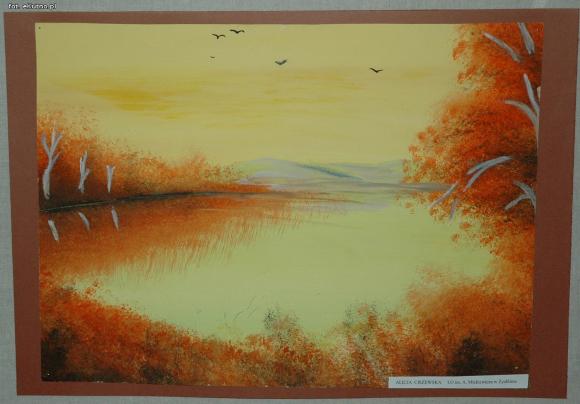 Zobacz w bibliotece wystawę pt. Barwy jesieni