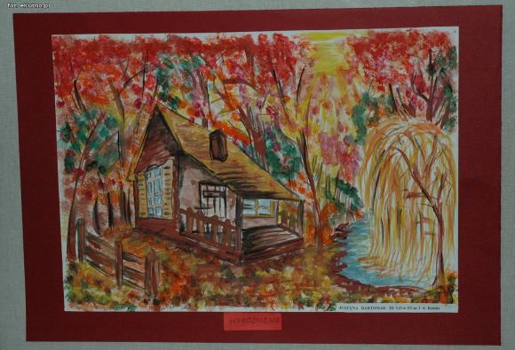 Zobacz w bibliotece wystawę pt. Barwy jesieni