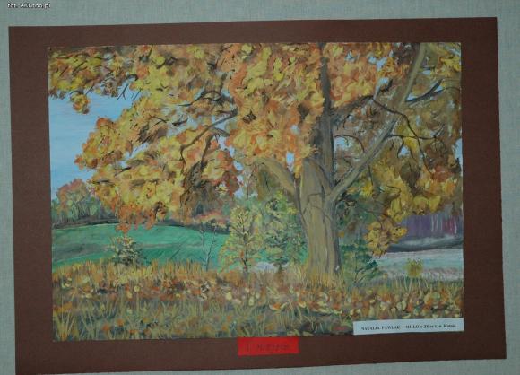 Zobacz w bibliotece wystawę pt. Barwy jesieni