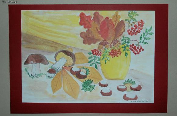 Zobacz w bibliotece wystawę pt. Barwy jesieni