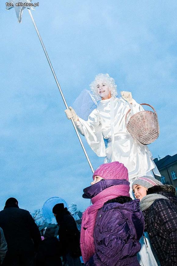 Wigilia z wielką rodziną przed Ratuszem w Kutnie