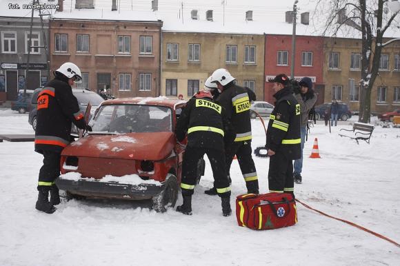 WOŚP w Żychlinie: Pokaz OSP Pniewo