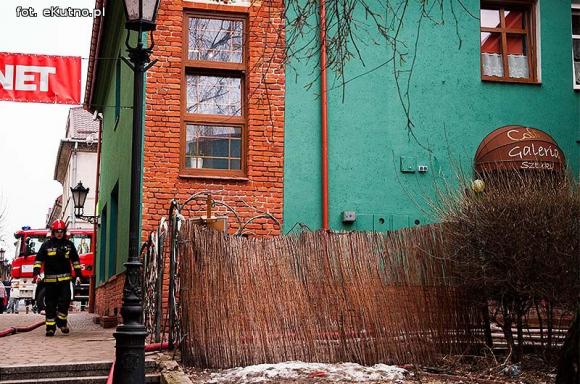 Pożar poddasza na Królewskiej