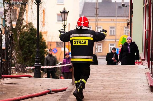 Pożar poddasza na Królewskiej