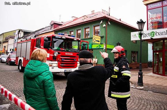 Pożar poddasza na Królewskiej