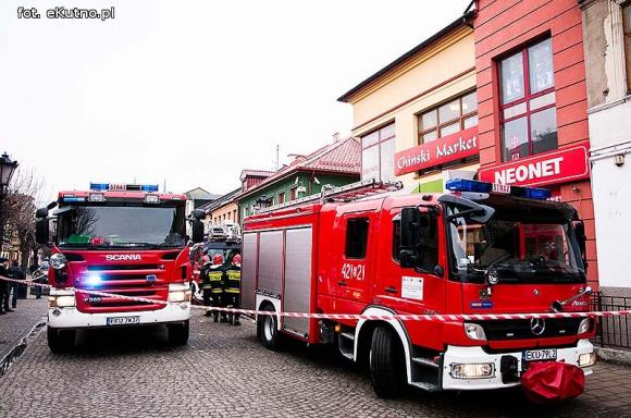 Pożar poddasza na Królewskiej