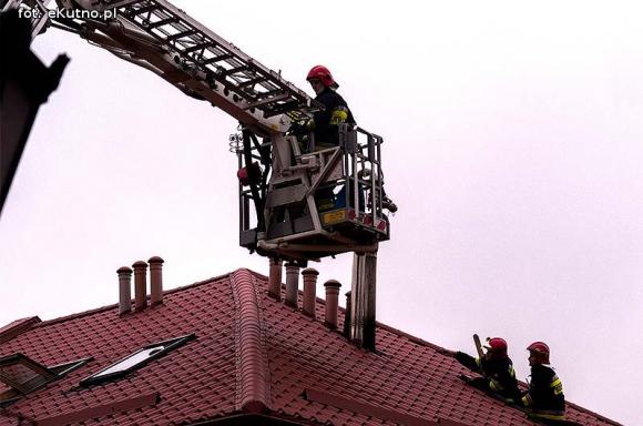 Pożar poddasza na Królewskiej