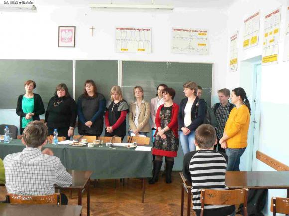 Matematyczne zmagania gimnazjalistów w Kasprowiczu