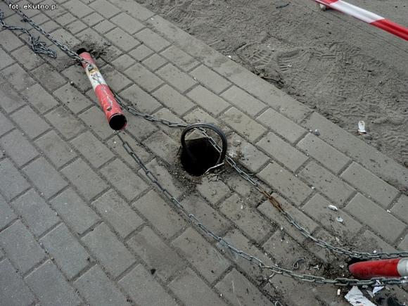 Zlikwidował słup na Barlickiego