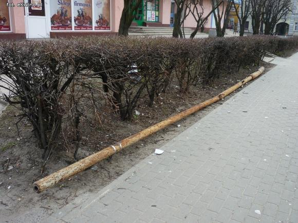 Zlikwidował słup na Barlickiego