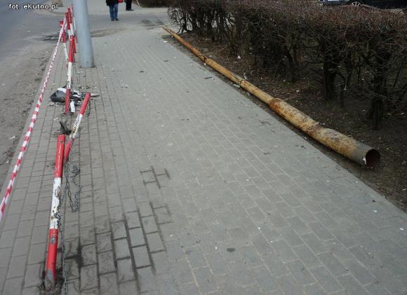 Zlikwidował słup na Barlickiego