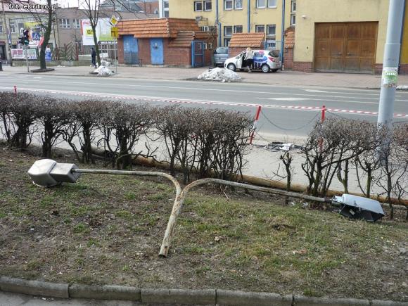 Zlikwidował słup na Barlickiego