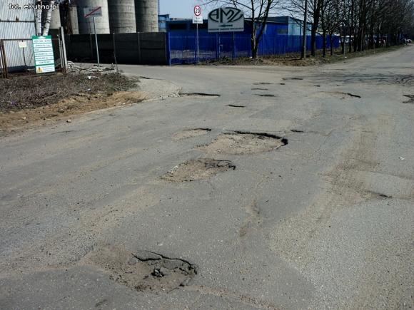 Szlakiem zniszczonych dróg w powiecie kutnowskim: Sklęczkowska bis i Odlewnicza