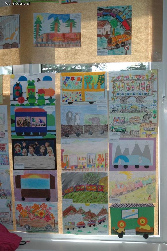 Co się mieści w wagonach Lokomotywy? VII powiatowy konkurs plastyczny rozstrzygnięty