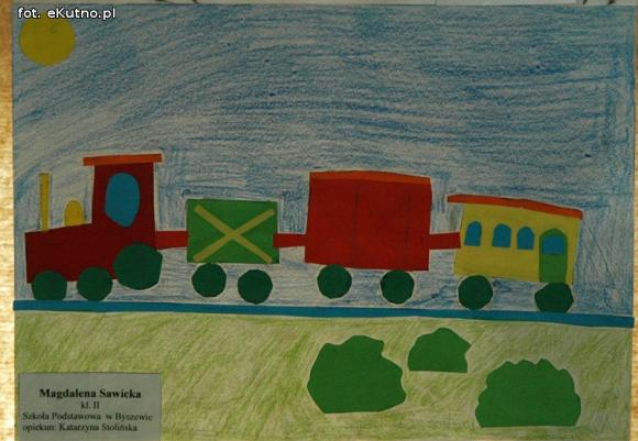 Co się mieści w wagonach Lokomotywy? VII powiatowy konkurs plastyczny rozstrzygnięty