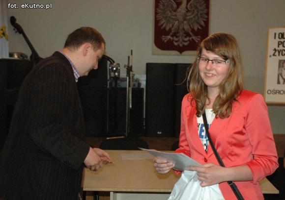Daria Stefańska z Zespołu Szkół w Byszewie wygrała tablet