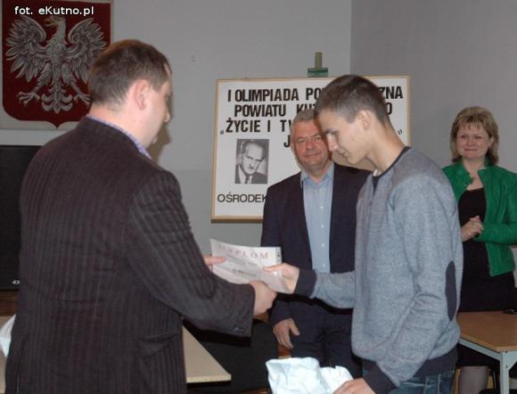 Daria Stefańska z Zespołu Szkół w Byszewie wygrała tablet