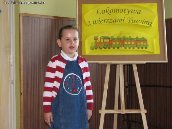 Lokomotywa z wierszami Tuwima dojechała do Krośniewic