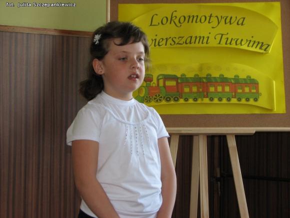 Lokomotywa z wierszami Tuwima dojechała do Krośniewic