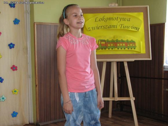 Lokomotywa z wierszami Tuwima dojechała do Krośniewic