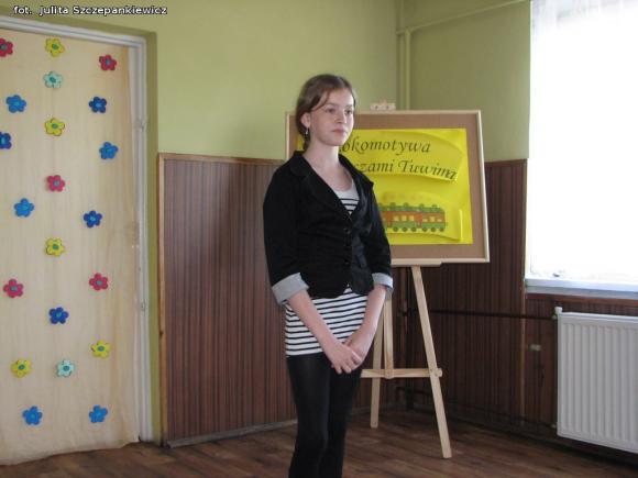 Lokomotywa z wierszami Tuwima dojechała do Krośniewic