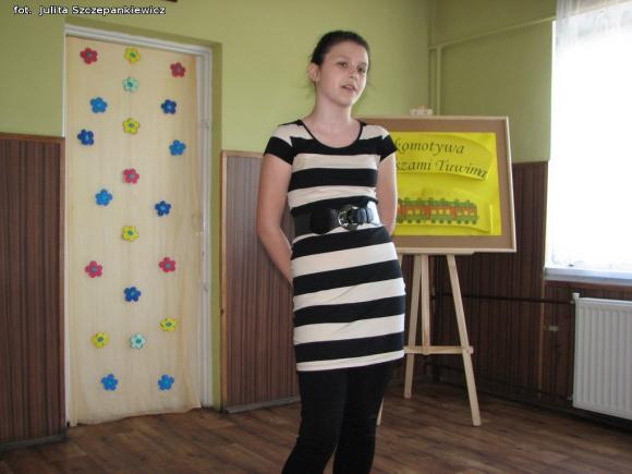 Lokomotywa z wierszami Tuwima dojechała do Krośniewic