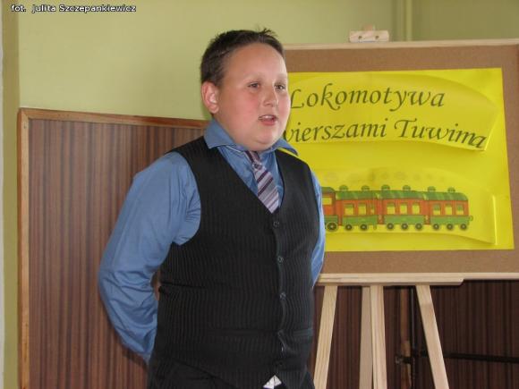 Lokomotywa z wierszami Tuwima dojechała do Krośniewic