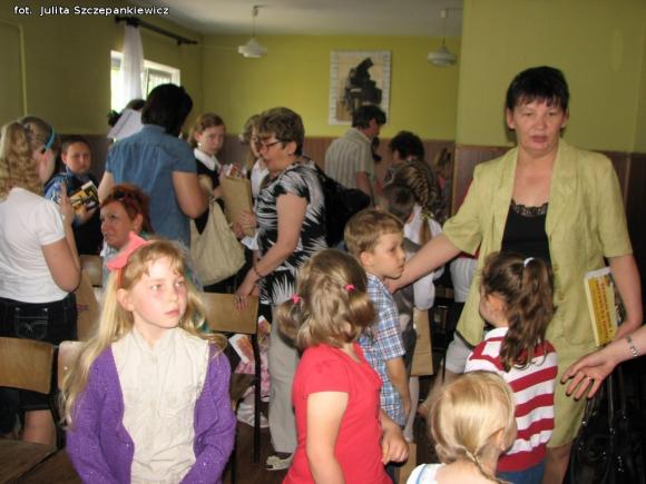 Lokomotywa z wierszami Tuwima dojechała do Krośniewic