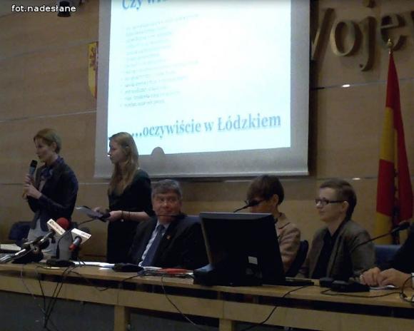 Dziennikarze z Gimnazjum nr 2 u marszałka