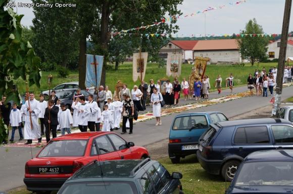 Boże Ciało w Oporowie