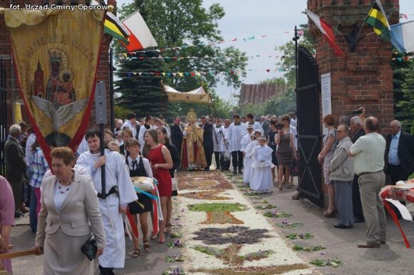 Boże Ciało w Oporowie