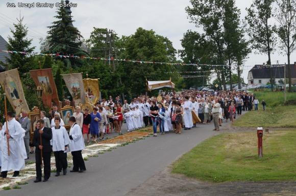Boże Ciało w Oporowie