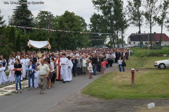 Boże Ciało w Oporowie
