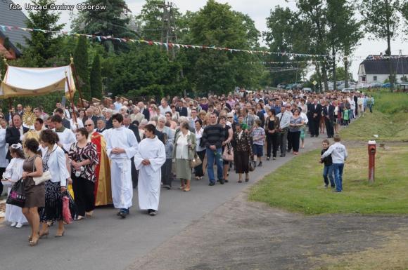Boże Ciało w Oporowie