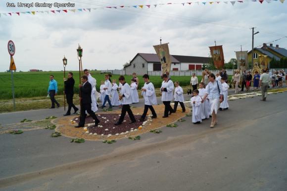 Boże Ciało w Oporowie